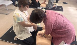 女性棟救命救急講習